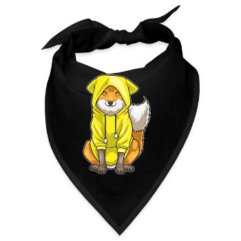 Fuchs Winter Hoodie - Bandana - Schwarz - Vorne
