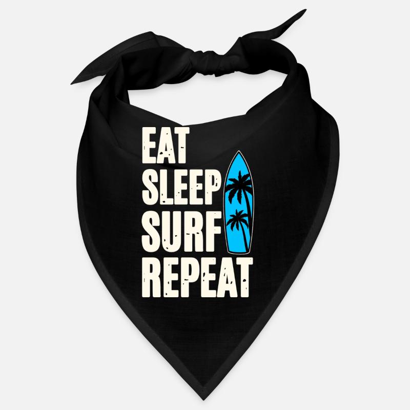 Eat Sleep Surf Repeat Bandana