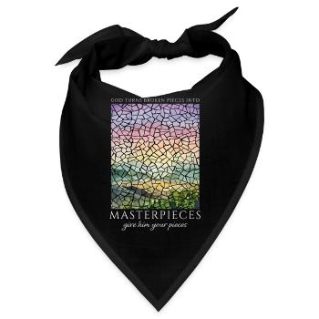 Jesus Christlich Katholiken Gläubiger Gottesdienst - Bandana - Schwarz - Vorne