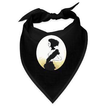 Tänzerin - Bandana - Schwarz - Vorne