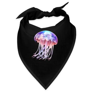 Shiny Qualle - Bandana - Schwarz - Vorne