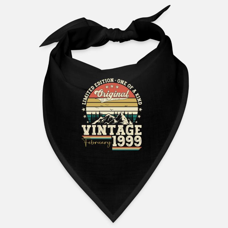 February born 1999 24th birthday gift man Bandana