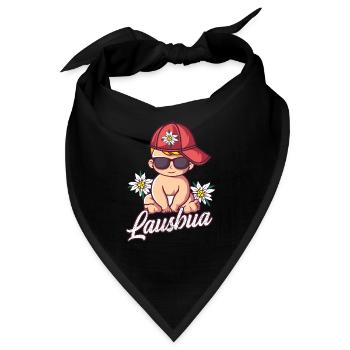 Lausbua - Bandana - Schwarz - Vorne