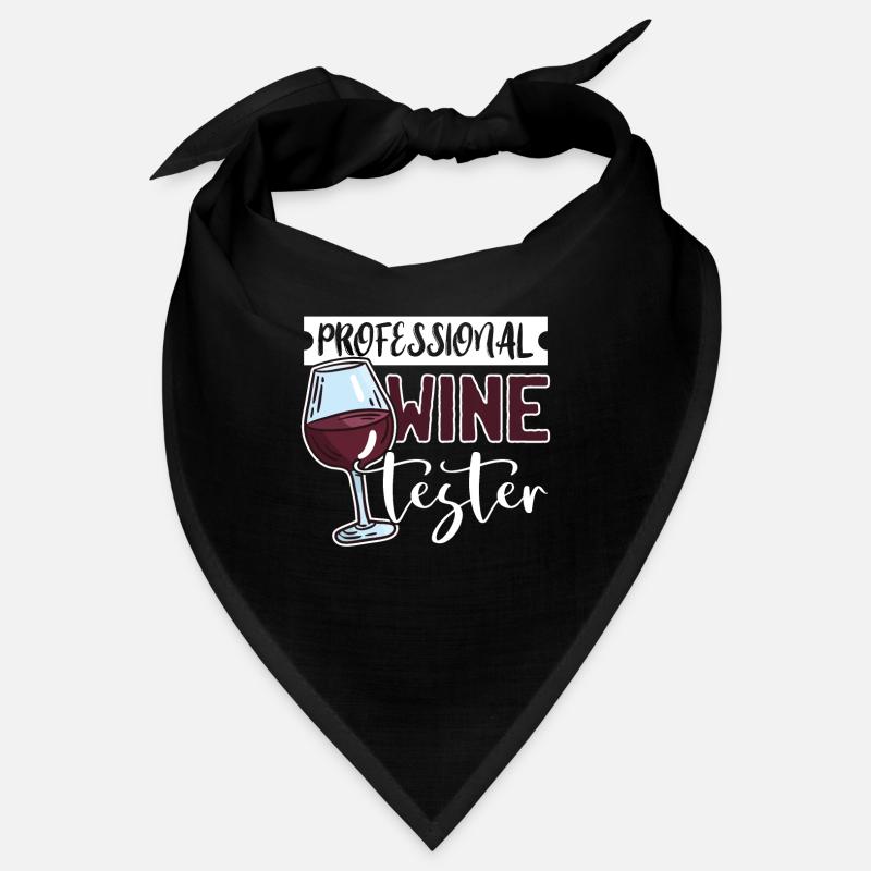 Wine tasting drink glass alcohol drinker theme Bandana