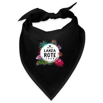 Lanzarote Tour Bunt - Bandana - Schwarz - Vorne
