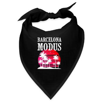 Barcelona Modus - Bandana - Schwarz - Vorne