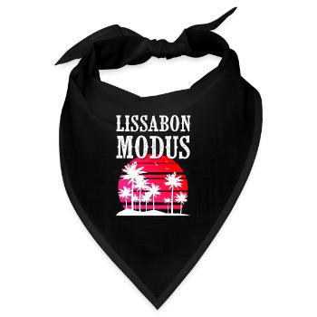 Lissabon Modus - Bandana - Schwarz - Vorne