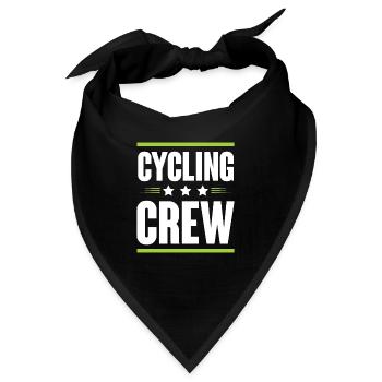 Cycling Crew - Bandana - Schwarz - Vorne