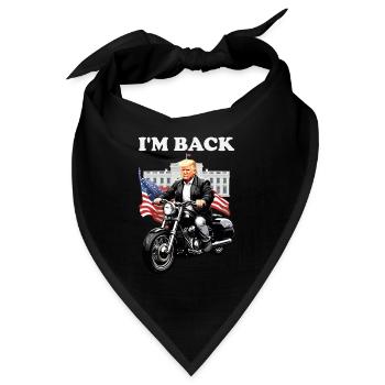 Unser Präsident ist zurück für die US Wahlen 2024 - Bandana - Schwarz - Vorne