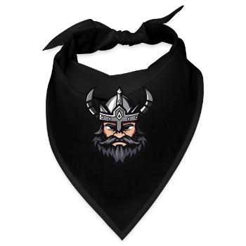 Wikinger Valhalla - Bandana - Schwarz - Vorne