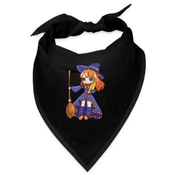 Hexe - Bandana - Schwarz - Vorne