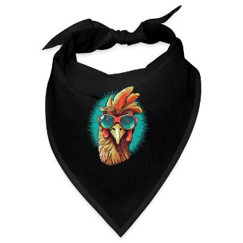 Chicken Sonnenbrille - Bandana - Schwarz - Vorne