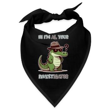 Hi, I'm Al your Investigator - Bandana - Schwarz - Vorne