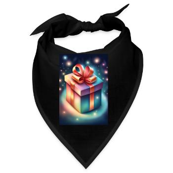 Magisches Überraschungsgeschenk - Bandana - Schwarz - Vorne
