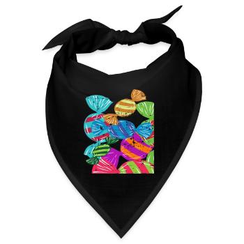Bonbons - Bandana - Schwarz - Vorne