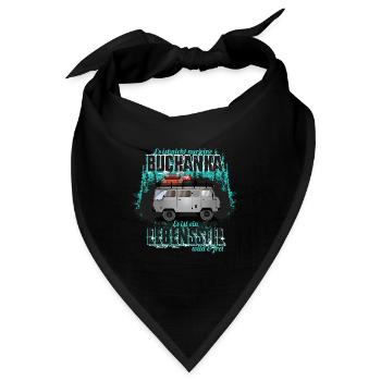 Buchanka Lebensstil - Bandana - Schwarz - Vorne