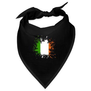 Ireland Splash - Bandana - Schwarz - Vorne