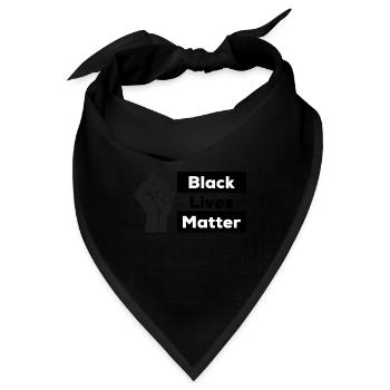 T Shirt Black Lives Matter linke Hand - Bandana - Schwarz - Vorne