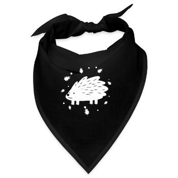 Igel - Bandana - Schwarz - Vorne