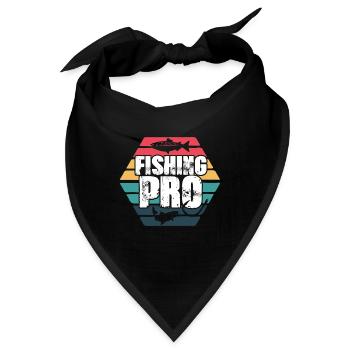 Fishing Pro - Bandana - Schwarz - Vorne