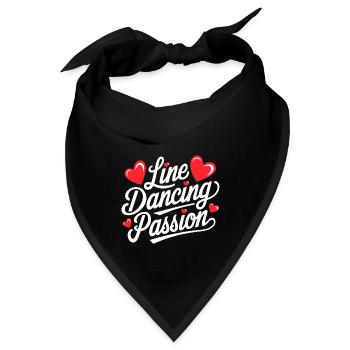Line Dancing Country Dance - Line Dance Tanzen - Bandana - Schwarz - Vorne