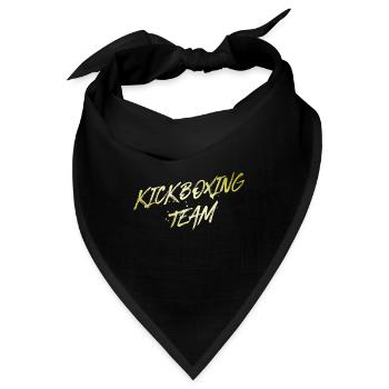 Kickboxing Team - Bandana - Schwarz - Vorne