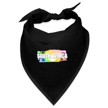 South Africa - Bandana - Schwarz - Vorne