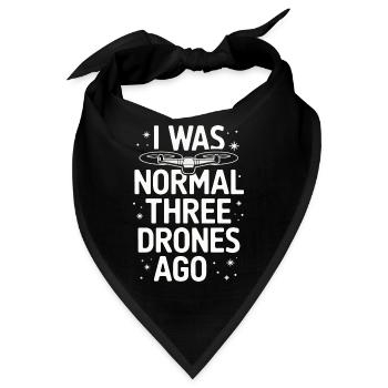 Dronen Pilot Quadrocopter Drone - Bandana - Schwarz - Vorne