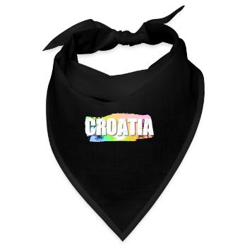 Croatia - Bandana - Schwarz - Vorne