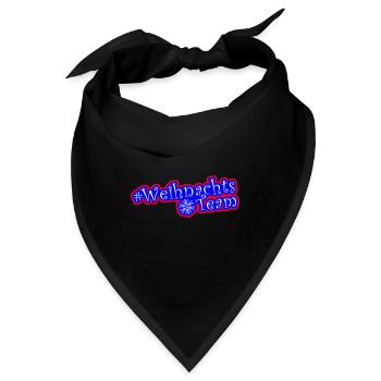 Weihnachts Team Weihnachtsfeier - Bandana - Schwarz - Vorne