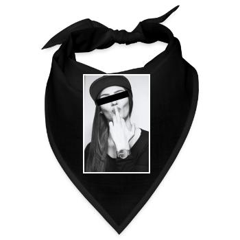 Shut up - Bandana - Schwarz - Vorne