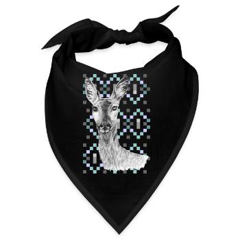 Rogen - Bandana - Schwarz - Vorne