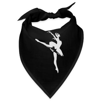 Tänzerin - Bandana - Schwarz - Vorne