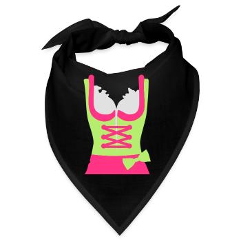 Dirndl - Bandana - Schwarz - Vorne