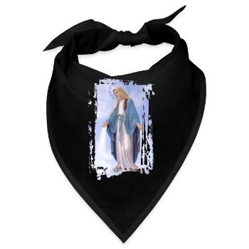 Holly Mary Maria Madonna Mariana Jungfrau Maria - Bandana - Schwarz - Vorne