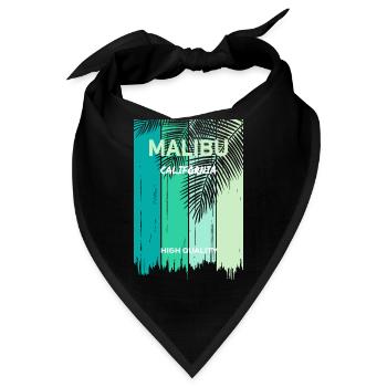 Malibu T-Shirt - Bandana - Schwarz - Vorne