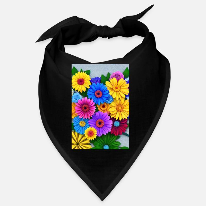 Fleurs multi Bandana