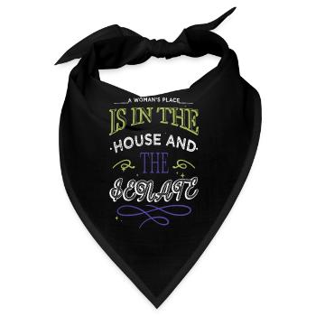 happy equality gay colourful female pride outfits - Bandana - Schwarz - Vorne
