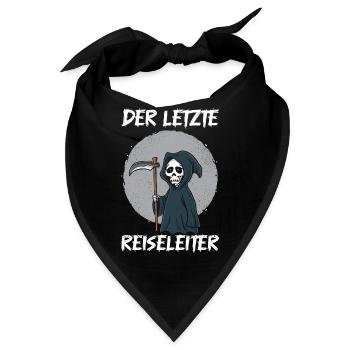 Der letzte Reiseleiter Sensenmann - Bandana - Schwarz - Vorne
