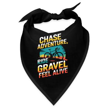 Chase Adventure Ride Kies Fühlt sich lebendig an - Bandana - Schwarz - Vorne