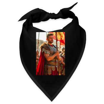 Legionäre Roms, slawische Mythen flüstern durch eine - Bandana - Schwarz - Vorne