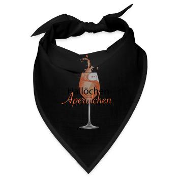 Hallöchen Aperölchen - Bandana - Schwarz - Vorne
