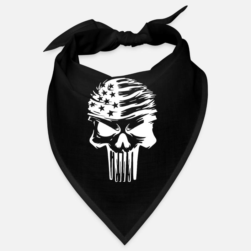 Conception graphique de crâne étoilé Bandana