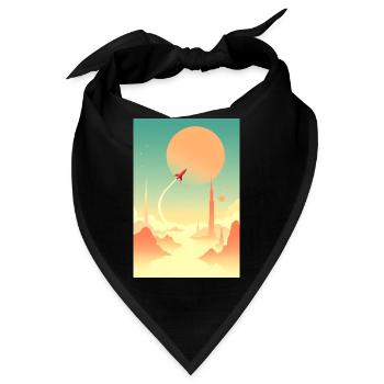 Erste Reisen jenseits ferner Horizonte - Bandana - Schwarz - Vorne
