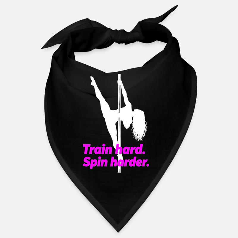 Pole Dance Silhouette – Train Hard Spin Harder Bandana