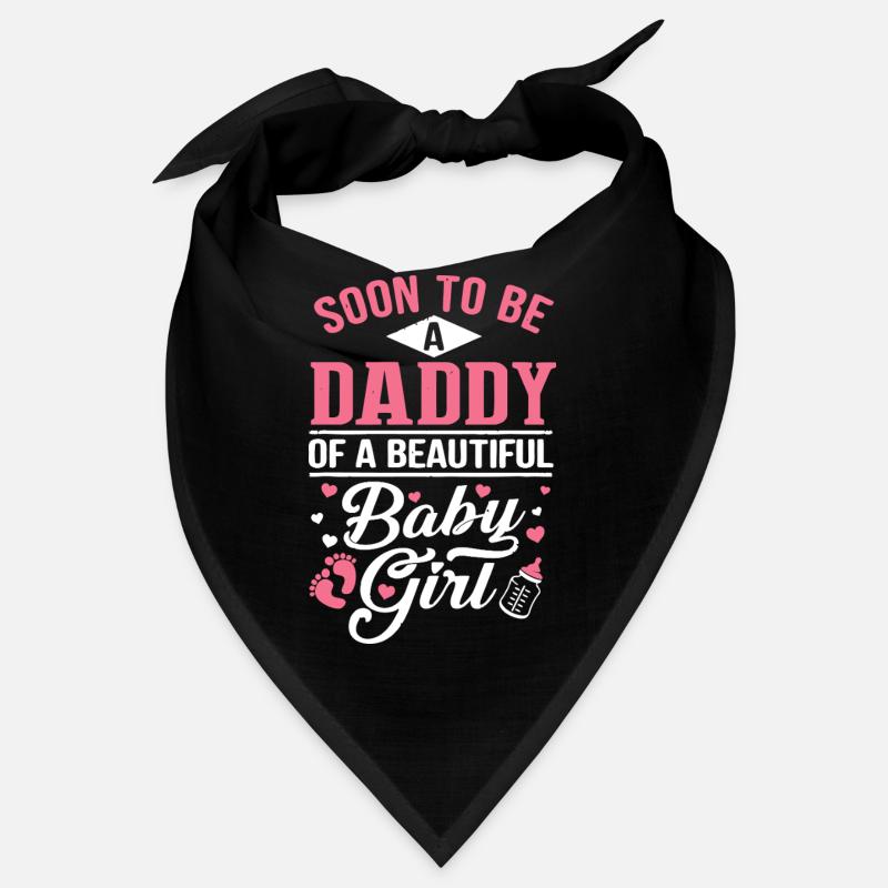 Bald Vater eines kleinen Mädchens Bandana