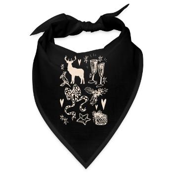 WEIHNACHTSSAMMLUNG - Bandana - Schwarz - Vorne