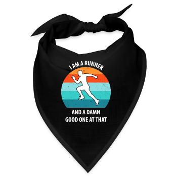 Joggen - Bandana - Schwarz - Vorne