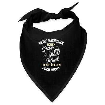 Waldhorn Hornspieler Waldhorn-Spieler - Bandana - Schwarz - Vorne