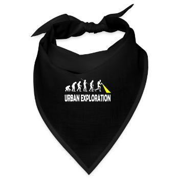 Urban exploration Urbexing Lost Places - Bandana - Schwarz - Vorne